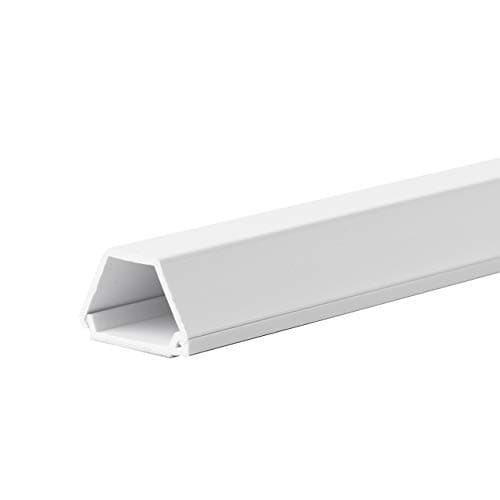 Image of StarTech.com 6 ft 2 Piece Cable Raceway Duct - White