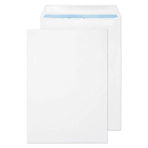 Image of Blake Environmental - Biodegradable & Recycled Envelopes C4 (324 x 229mm) - Pack of 250 - Premium 100GSM - FSC Certified - Self Seal White Envelopes - Office Stationery & Business Supplies (RN17891)
