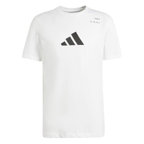 Image of adidas Men's Tennis Graphic T-Shirt, White, XS