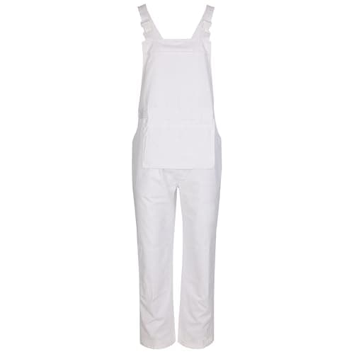 Image of Fort - Bib 'N' Brace - 38W- White - Men's Workwear - Comfortable, Durable Painters & Decorators Overalls