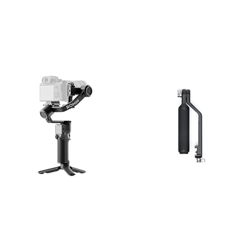 Image of DJI RS 3 Mini, 3-Axis Mirrorless Gimbal Lightweight Stabilizer for Canon/Sony/Panasonic/Nikon & RS Briefcase Handle