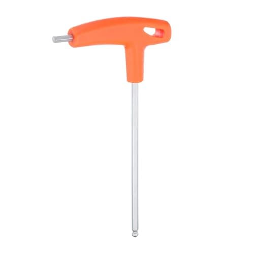 Image of sourcing map T-Handle Ball End Hex Key Wrench 5mm Metric CR-V T-Key Inner Hexagon Wrenches Spanner Repair Tool for Automotive Household Maintenance, Orange