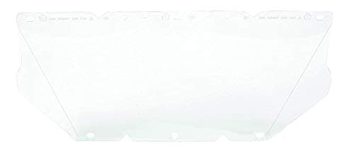 Image of MSA 10115837 V-Gard Polycarbonate Nitrometer for V-Gard Chin Protector, Contoured, 8 x 17 x 0.04, Clear by MSA