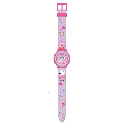 Image of Kid Licensing Peppa Pig Digital Watch in Blister Pack, Multicoloured, Única