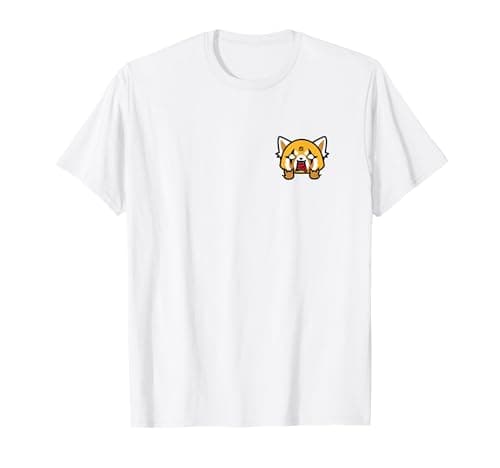 Image of Aggretsuko Rage Face T-Shirt (Front & Back) T-Shirt