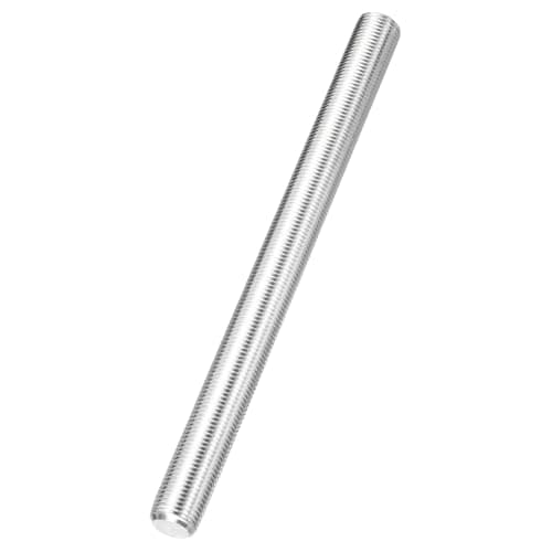 Image of sourcing map Fully Threaded Rod, M16 x 1.5mm Pitch 304 Stainless Steel Right Hand Fine Threads Studs, 200mm/8" Long Threaded Screw Rods Fasteners for Anchors Bolts Hangers Clamps U Bolts