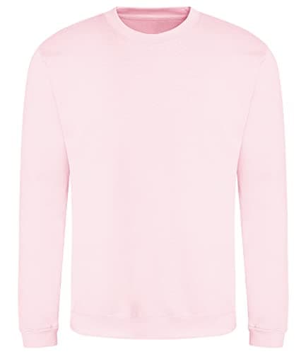 Image of AWDis Just Hoods JH030 Unisex Sweatshirt - Baby Pink - 5XL