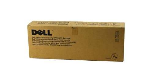 Image of Dell KD557 High Capacity Magenta Toner Cartridge (Yield 12,000 Pages) for Dell 5110cn Colour Laser Printers