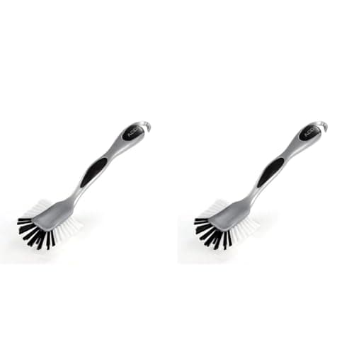 Image of Addis 501120 Ultra Grip Jumbo Dish Brush Dark Grey (Pack of 2)