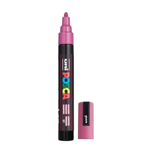 Image of POSCA Paint Marker, PC-5M, Medium, Raspberry