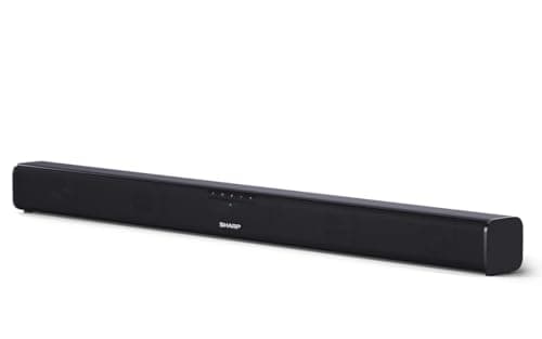 Image of Sharp Soundbar for TV HT-SB110 2.0 Slim Soundbar – Bluetooth, HDMI ARC/CEC, Optical, Aux – 90W Home Cinema TV Speaker System