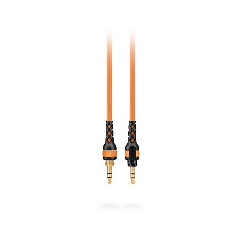 Image of RØDE NTH-Cable for NTH-100 Headphones, 1.2m / 4ft Long, 3.5mm Male to Male Audio Cable With ¼-inch Adaptor Included (Orange)