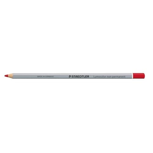 Image of Staedtler - Set of 3 Lumocolor Non-Permanent Omnichrom Dry Markers - 108 - Red