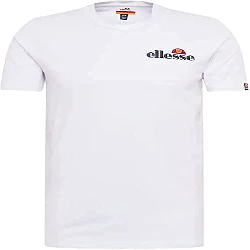 Image of Ellesse Men's Voodoo T-Shirt T Shirt, White (White), L UK