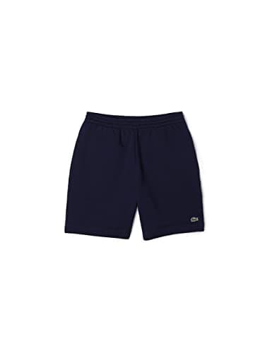 Image of Lacoste Men's Regular Fit Fleece Shorts, Marine, L