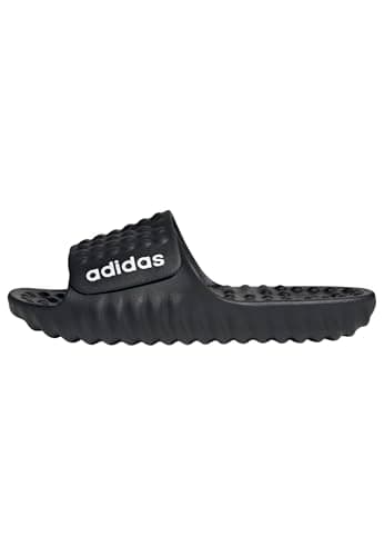 Image of adidas Unisex ADISSAGE 360REC SLIDES, Core Black/Core Black/Core Black, 9 UK