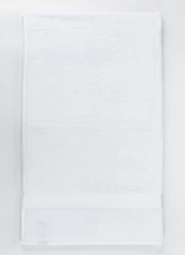 Image of La Maison 100% Egyptian Cotton 600GSM Premium Towels Super Soft Everyday Use Fade Resistant Highly Absorbent Quick Dry Face Hand Bath Sheet (70cmx 125cm Bath Towel, White)