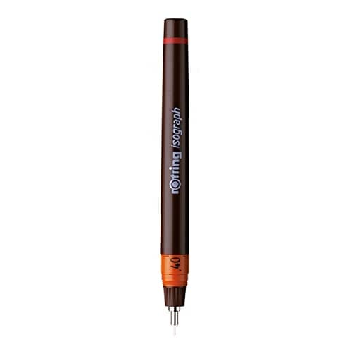 Image of rOtring Isograph Technical Drawing Pen | 0.40 mm | Refillable Fineliner Pen