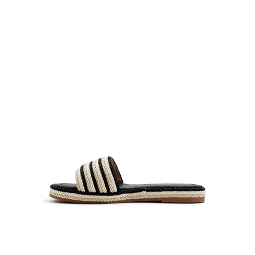 Image of Ted Baker Women's Portia Flat Sandal, Black Multi, 6