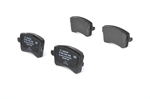 Image of Bosch BP1126 - Brake Pads Car Rear Axle - Bosch Quality - Reduced Noise and Dust - ECE-R90 Certified - Copper-Free - 1 Set of 4 Pads