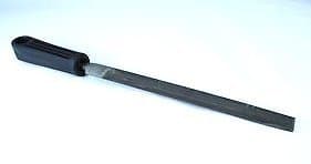 Image of 8" 200mm Half Round Smooth Engineers File with Handle. (F9958) Free UK Postage