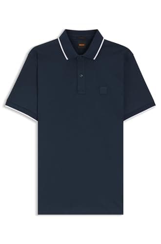Image of BOSS Men's Passertip Polo, Open Blue464,L