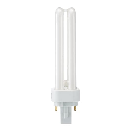 Image of 18W Compact Fluorescent Lamp 4 Pin PLC G24q-2 220V Light Bulbs Cool White 4000K 1200LM 2U Double Turn Tube Energy Saving Lamp CFL Bathroom Light Bulbs Suitable for Corridor Bathroom[Energy Class G]