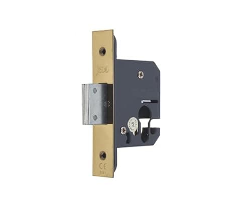 Image of Kooples Hardware Euro Profile Deadlock Case Heavy Duty Security Lock (Euro Profile Deadlock, Gold, 65mm)