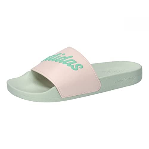 Image of adidas Women's ADILETTE SHOWER, Wonder Quartz / Pulse Mint / Linen Green, 9 UK