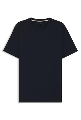 Image of BOSS Mens Thompson 02 Regular-fit T-Shirt in Cotton Jersey