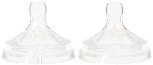 Image of Philips Avent Natural Teat, 6 Months+, Fast Flow, Anti-colic, Pack of 2 - SCF044/27 2 Count (Pack of 1)