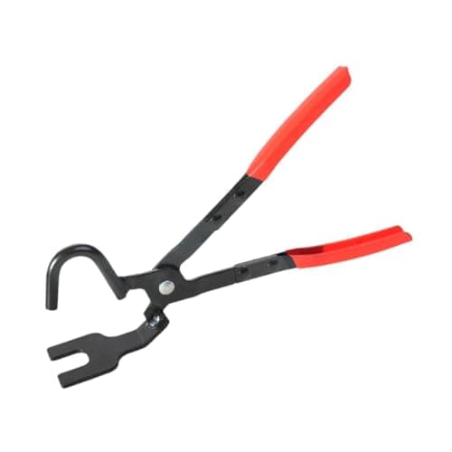 Image of KIOALXZ Efficient Exhaust Hanger Removal Pliers Tool Designed for Heavy Duty On Rubber Exhaust Components Operator Simply Squeezes Pliers Handles to Force Rubber Support