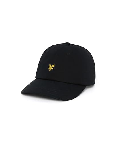 Image of Lyle & Scott Men's Logo Baseball Cap, Jet Black, One Size