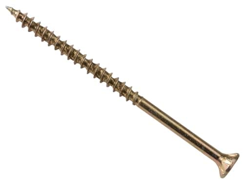 Image of Forgefix Woodscrews, ForgeFast TORX® Compatible, Elite Performance 4.5 x 80mm, Zinc Yellow Passivated, Box 100