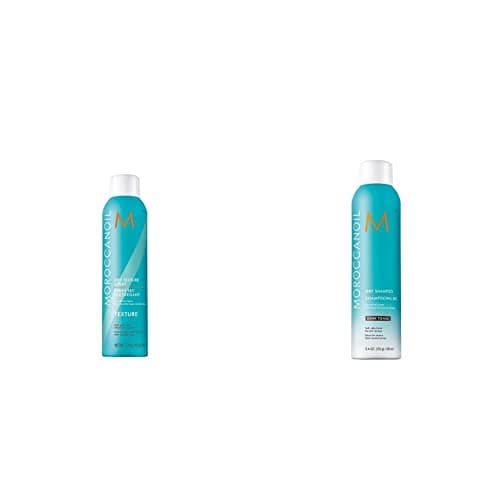 Image of Moroccanoil Dry Texture Spray, 205ml & Dry Shampoo Dark Tones, 217ml