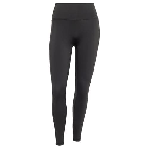 Image of adidas Women's Optime Workout 3-Stripes 7/8 Leggings, black, XL