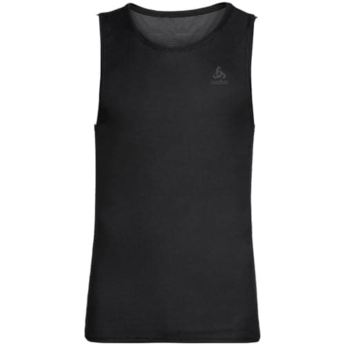 Image of Odlo Men's Short-Sleeved Active F-Dry Light I Functional Shirt I Functional Underwear Singlet Sports Undershirt I Men Black
