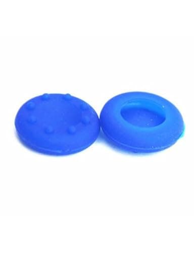 Image of 2 pcs Controller Thumb Joysti stick Grip Analogue silicone caps for Playstation 3(PS3)/PS4/ Xbox 360/Xbox one Controllers (Blue)