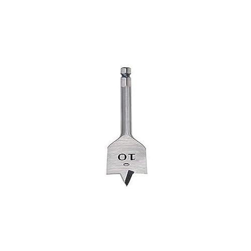 Image of Trend Snappy 10mm Diameter Flat Bit with Centre Point & Cutting Spurs for Fast Drilling In Timber, SNAP/FB/10