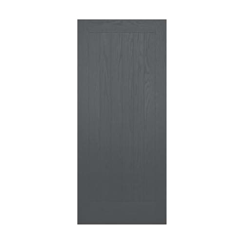Image of Anthracite Grey & White Composite Door,838x2013x44mm Cottage (Flush Border) Door Slab,Energy Efficient,Customization Options Available