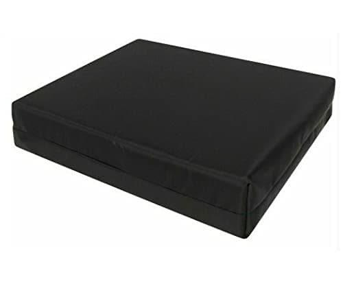 Image of Brillars Garden Chair Foam Cushion For Rattan Furniture - Waterproof Zip Remoavble Cover, Multi Use Indoor Outdoor Chairs Patio Office Pads, Thick Cushions (55cm x 55cm x 5cm, Black)