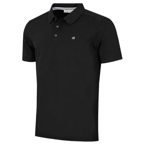 Image of Calvin Klein Mens Campus Polo Shirt - Black - M