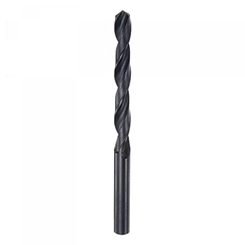 Image of sourcing map 6542 High Speed Steel Straight Shank Twist Jobber Drill Bit, Fully Ground Black Oxide Drill Bits 8.3mm Drill Diameter 115mm Total Length 1 Pcs