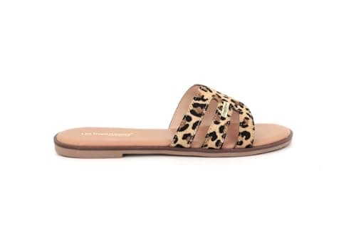 Image of LES TROPEZIENNES PAR M. BELARBI Women's Hamigapo Mule and Clog Shoes, Leopard, 5 UK