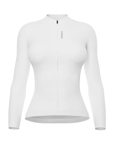 Image of INBIKE Cycling Jersey Women's Long Sleeve Sun Protection Bicycle Clothing Breathability Racing Bike Shirt Biking Shirts Top White M