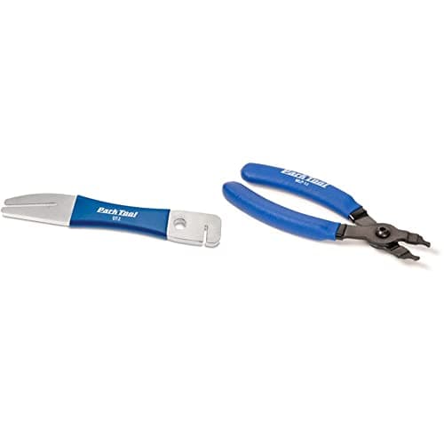 Image of Park Tool DT-2 - Rotor Truing Fork Tool & MLP-1.2 Master Link Pliers Tool, Blue