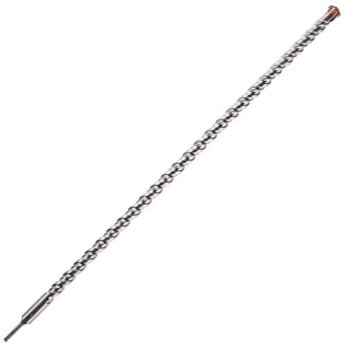 Image of 30mm x 1000mm Long SDS Plus High Performance Hammer Drill Bits, Professional Tungsten Carbide Cross Tipped Masonry Drill Bit For Brick, Concrete, Stone, Granite. 30mm SDS Drill Bit x 1 Metre Long