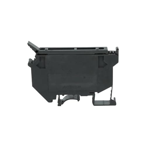 Image of 10Pcs Screw Din Rail Terminal Block Fuse Holder 5 * 25mm 24V/220V LED With Disconnect Lever Wire Electrical Connector(Black-With 220V LED,With Fuse 10A)