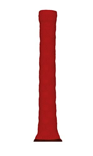 Image of Gunn & Moore GM Official HEX Premium Rubber Cricket Bat Grips, 1 Grip, Red, 12 Inches, Full Size