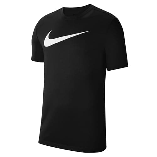 Image of NIKE Mens Dri-fit T-Shirt, Black/White, S EU